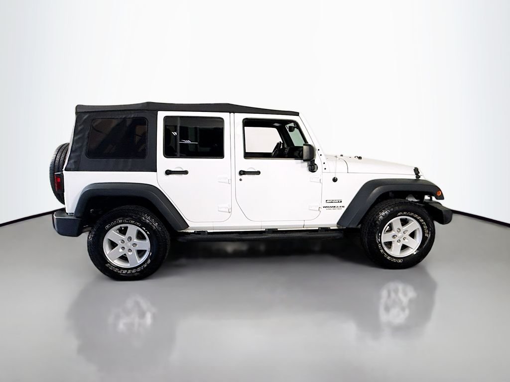 Used 2017 Bright White Clearcoat Jeep Sport image 13
