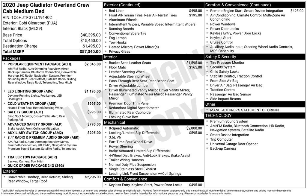 Used 2020 Beige Jeep Overland image 23