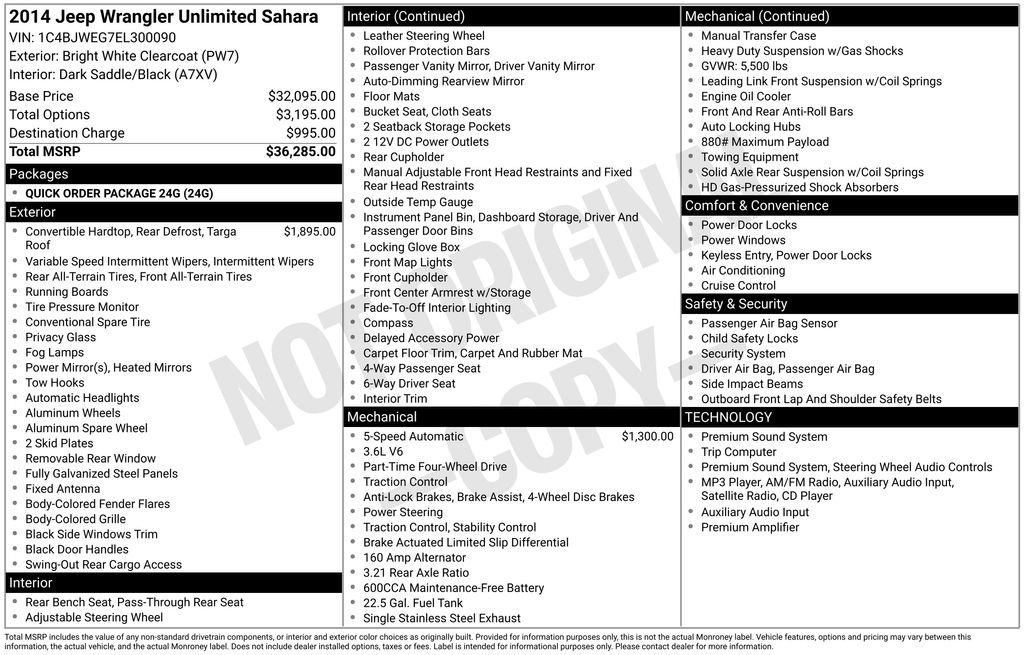 Used 2014 White Jeep Unlimited Sahara image 35