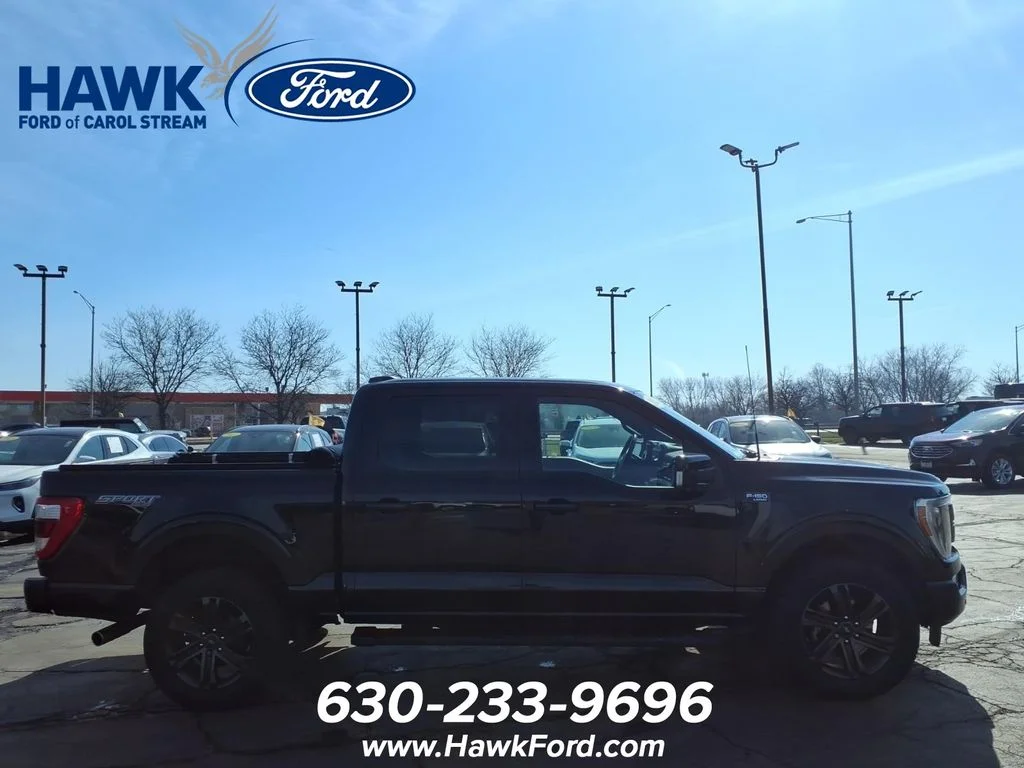 Certified Used 2022 Black Metallic Ford Lariat image 8