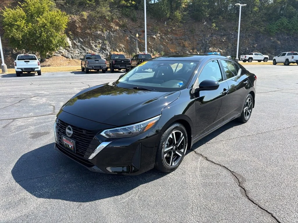 Used 2025 Super Black Nissan SV image 3