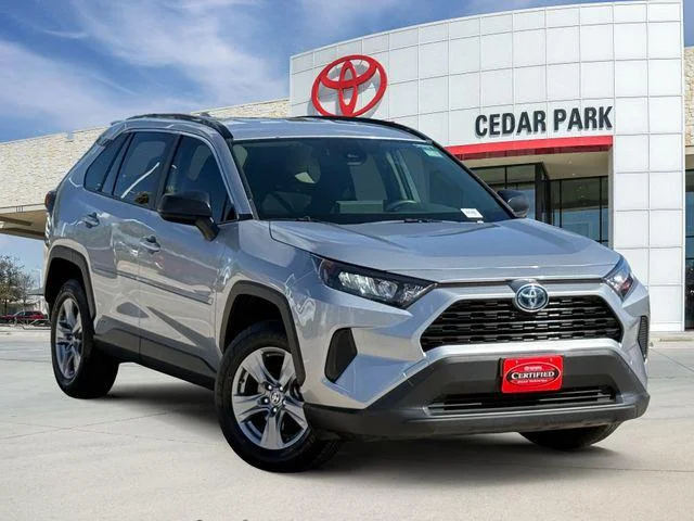 Certified Used 2022 SILVER SKY METALLIC Toyota Hybrid LE image 1