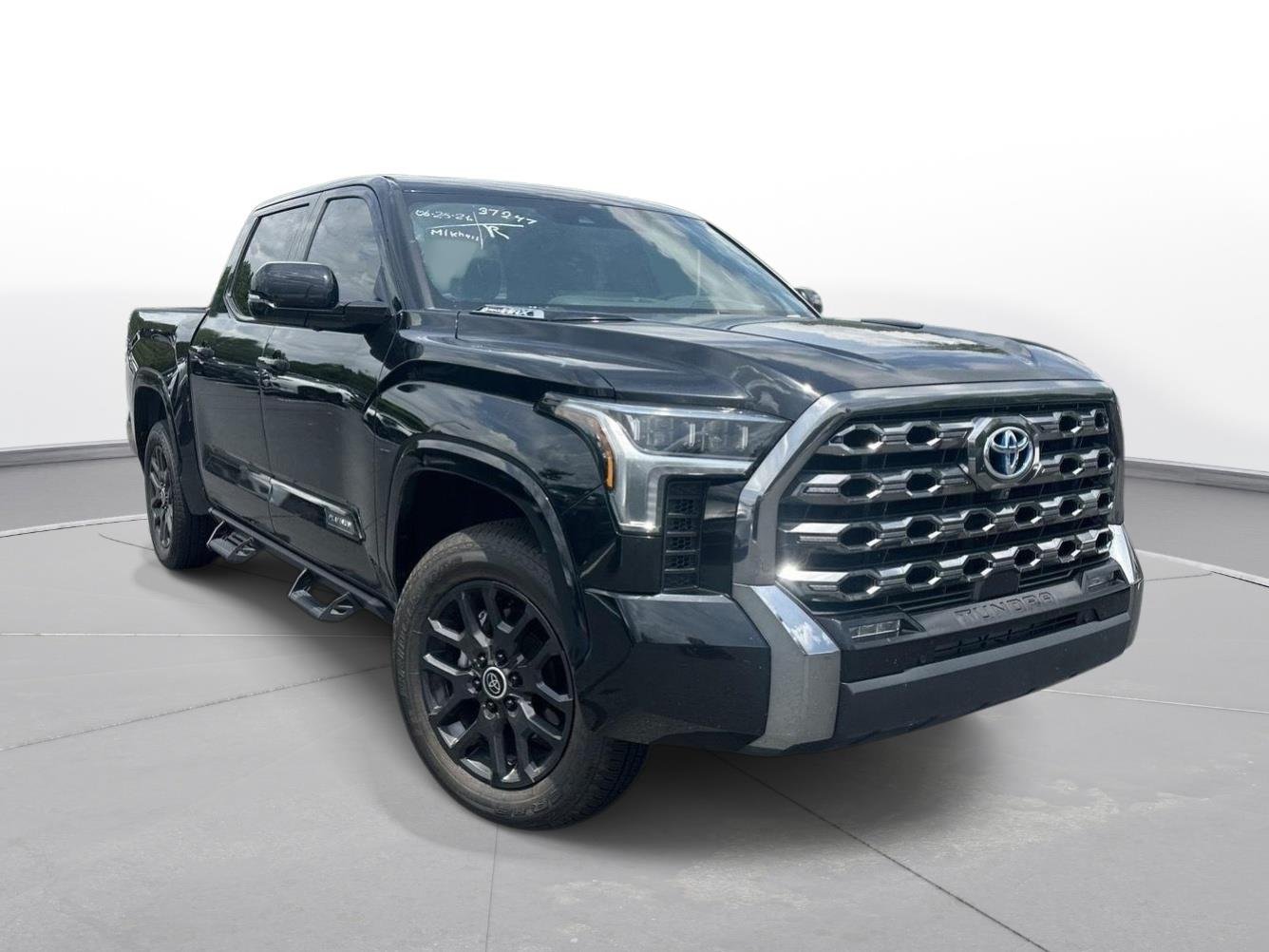 Used 2024 Midnight Black Metallic Toyota Platinum Hybrid image 4