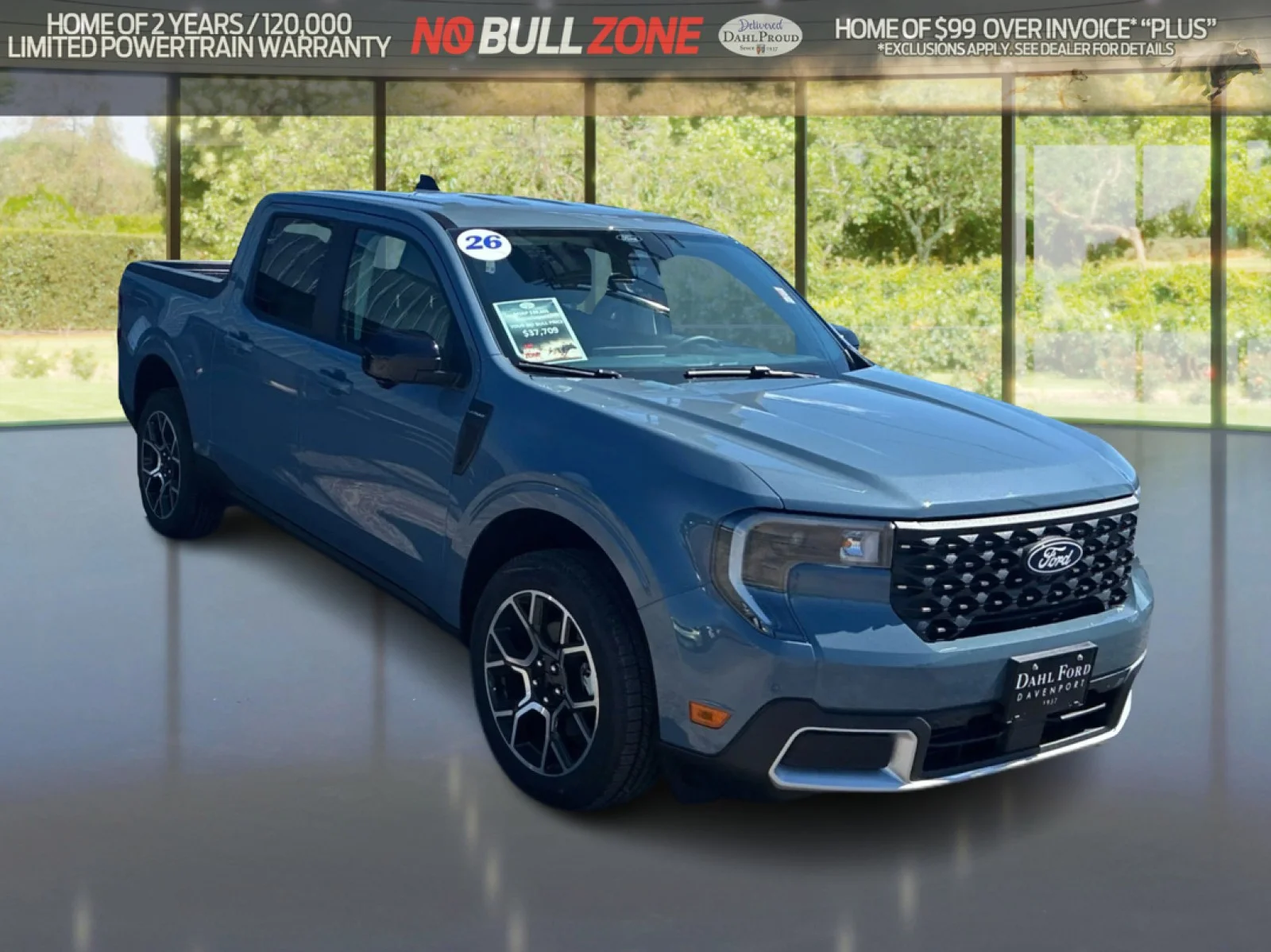 New 2026 Azure Gray Metallic Tri-Coat Ford Lariat® image 6