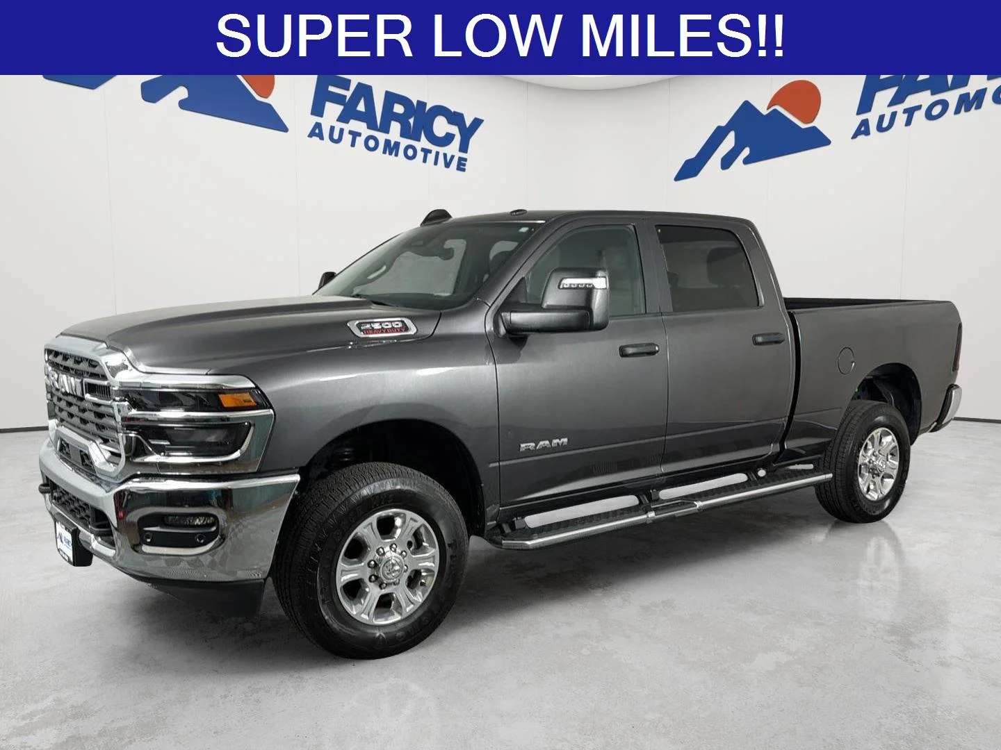 Used 2025 Granite Crystal Metallic Clearcoat Ram Big Horn image 1