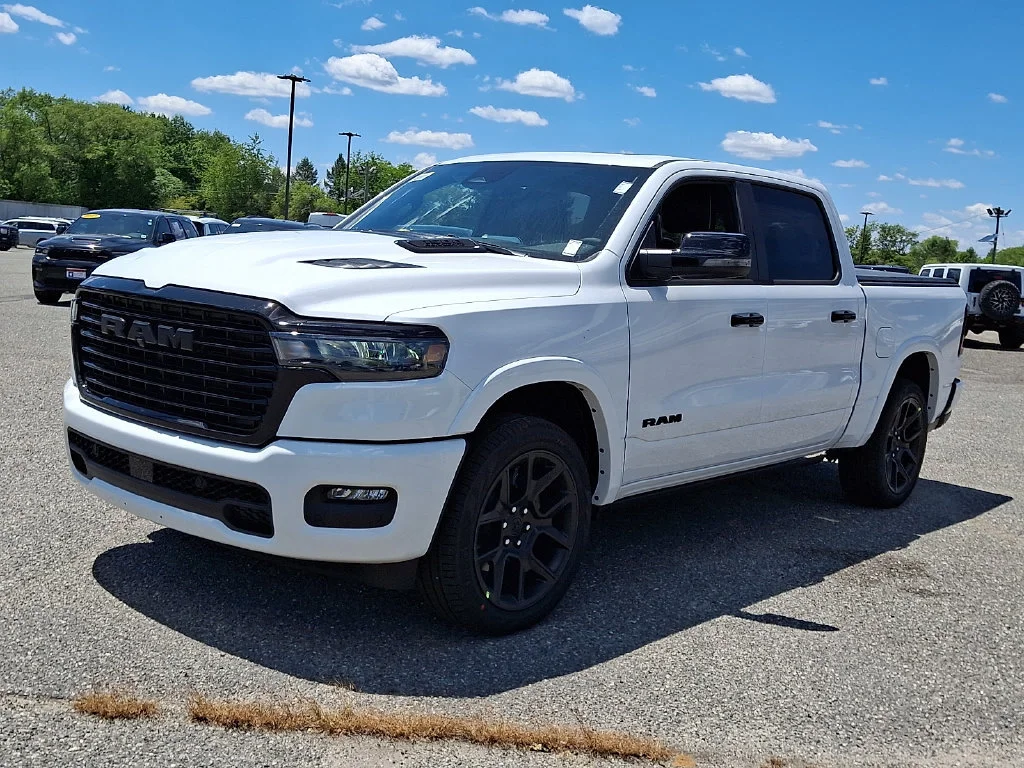New 2026 Bright White Clear-Coat Exterior Paint RAM Laramie image 4