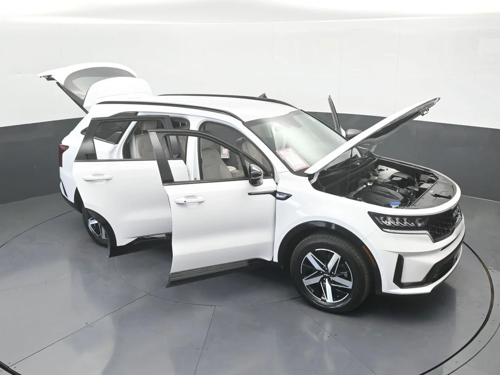 Used 2023 Glacial White Pearl Kia EX image 74