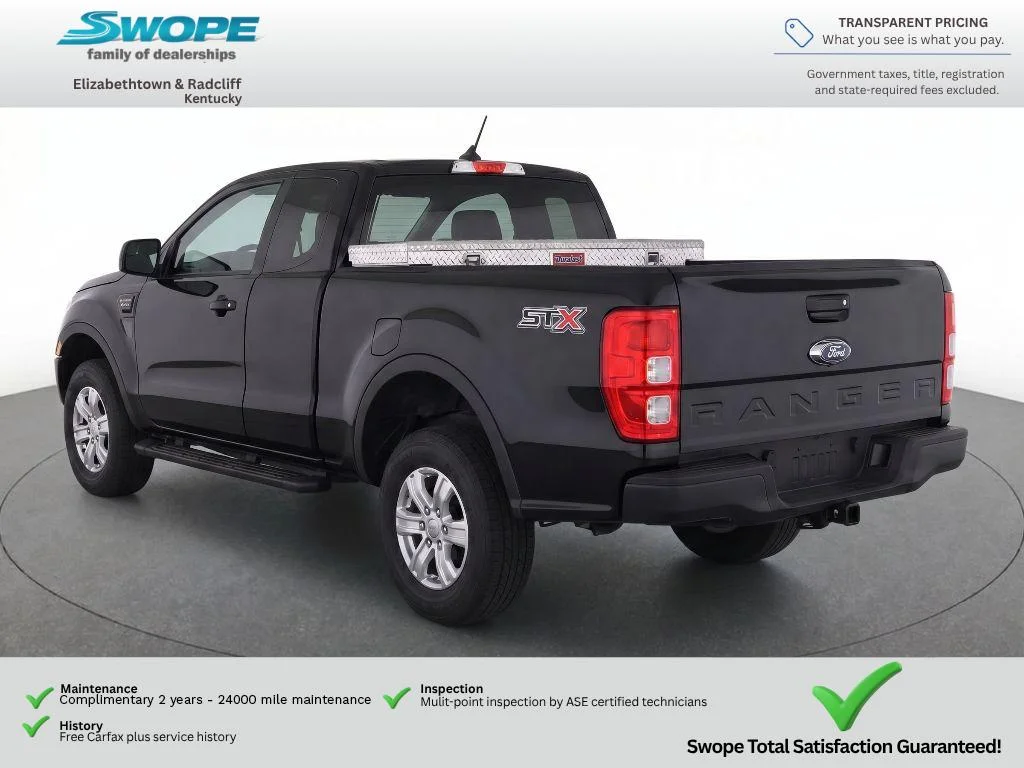 Used 2020 SHADOW BLACK Ford XL 2WD SuperCab 6' Box image 4