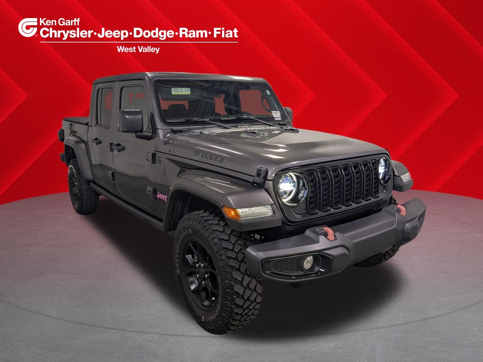 Used 2024 Granite Crystal Metallic Clearcoat Jeep Willys image 1