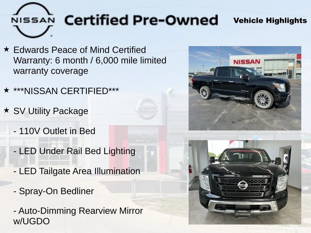 Certified Used 2021 Black Nissan SV image 10