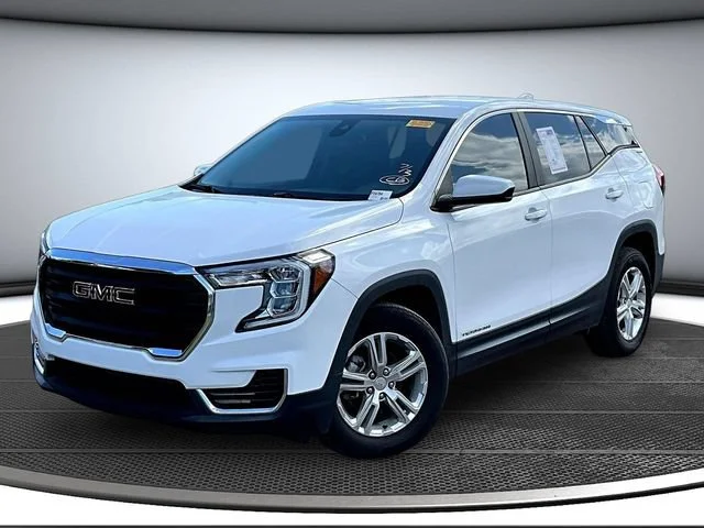 Certified Used 2023 Summit White GMC SLE image 1
