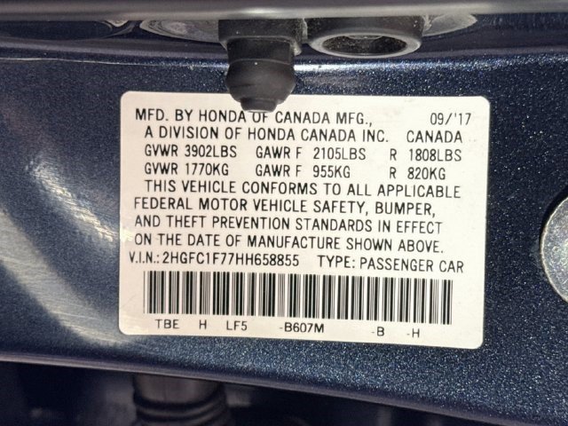 Used 2017 Polished Metal Metallic Honda EX-L image 36