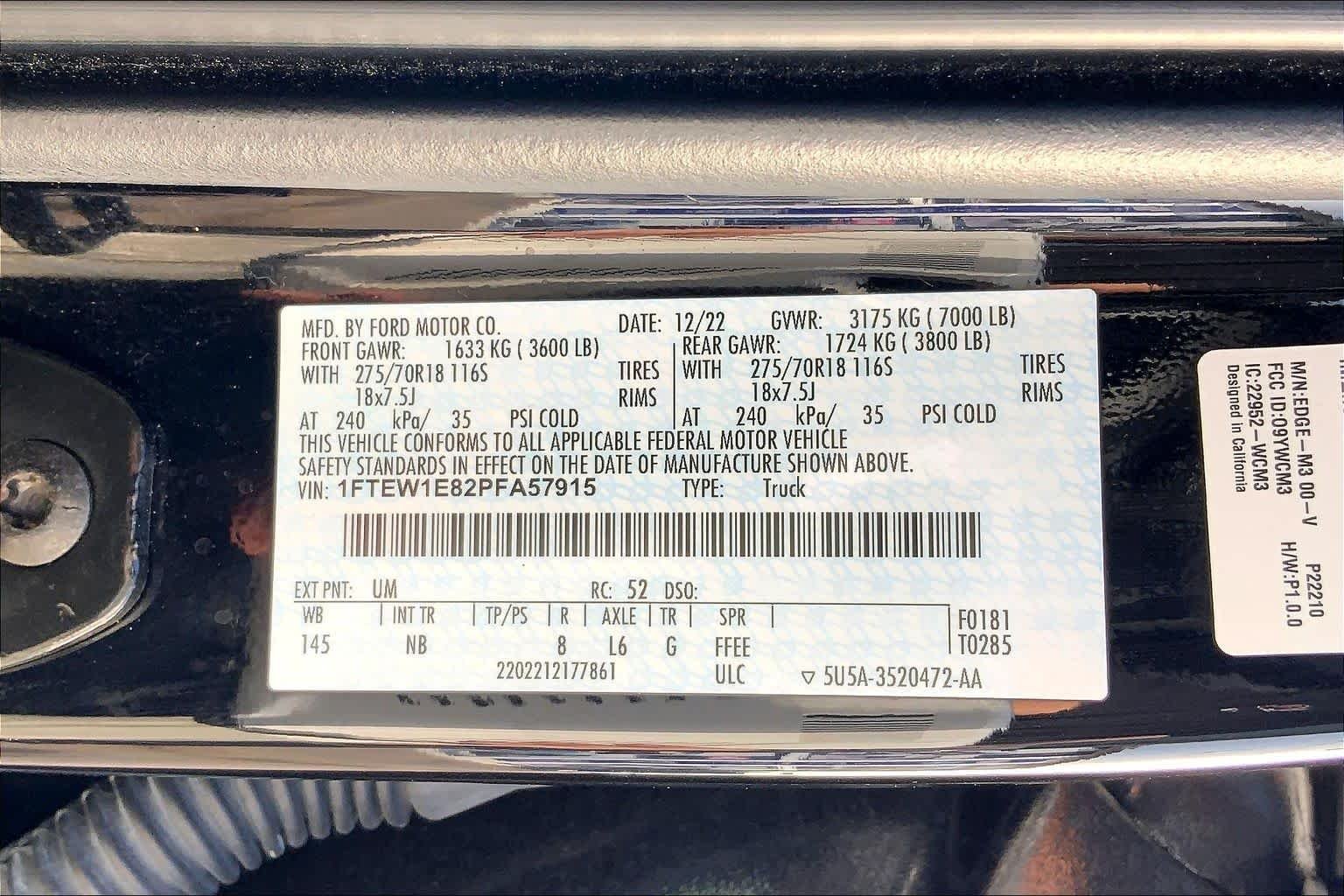 Used 2023 Agate Black Ford Tremor image 37