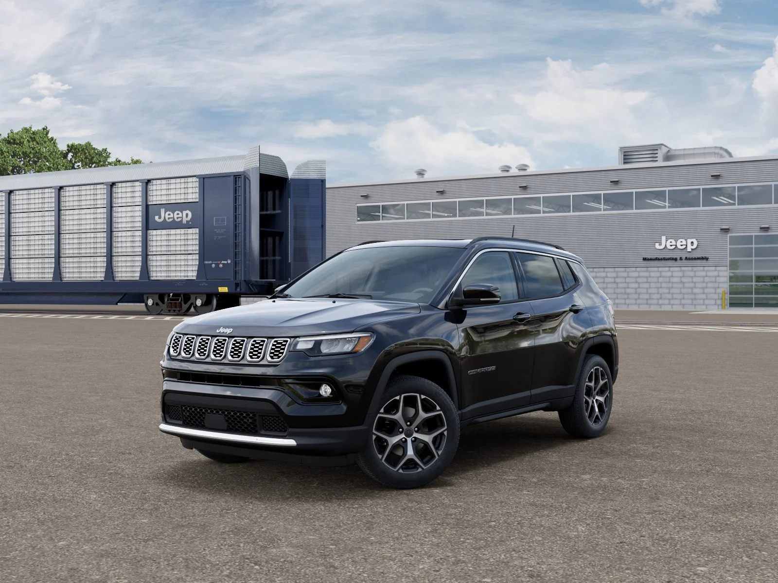 New 2026 Diamond Black Crystal Pearl-Coat Exterior Paint Jeep Limited image 27