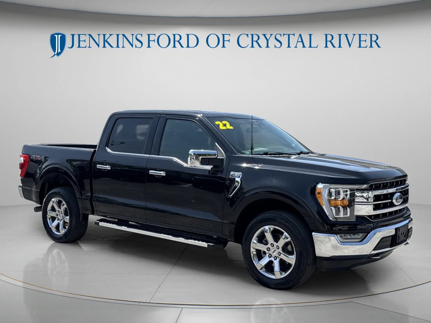 Used 2022 Agate Black Metallic Ford LARIAT image 2