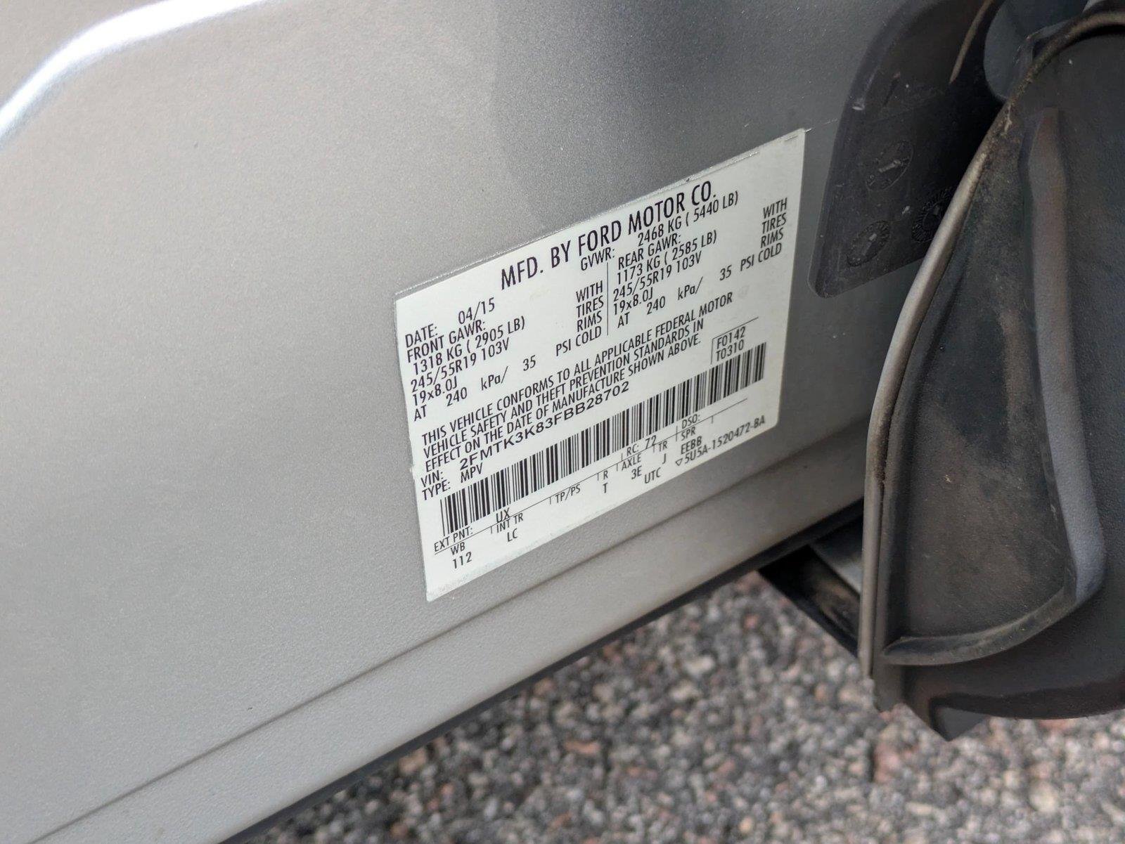 Used 2015 Ingot Silver Metallic FORD  image 38