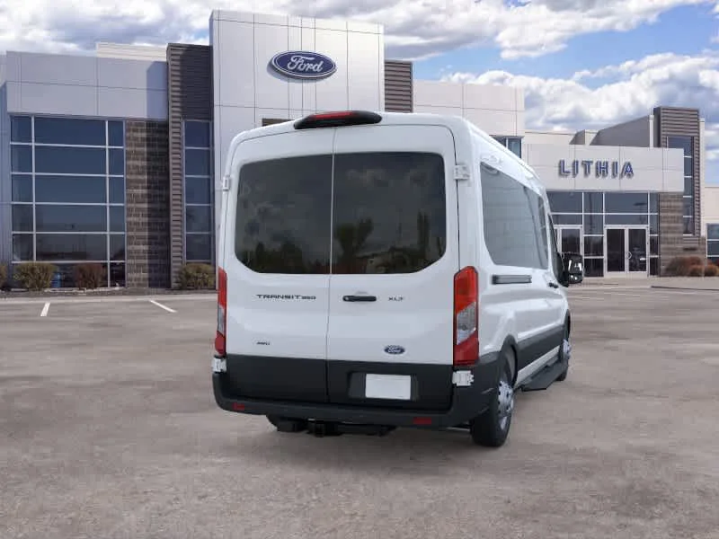 New 2026 Oxford White Ford Passenger Van XLT image 8