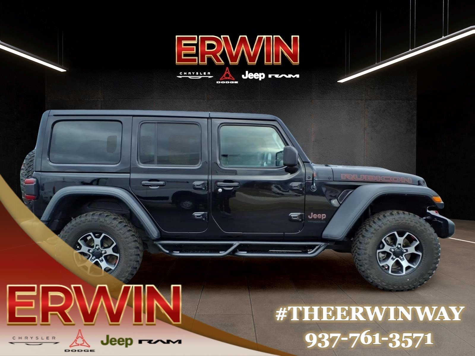 Used 2020 Black Clear Coat Jeep Rubicon image 8