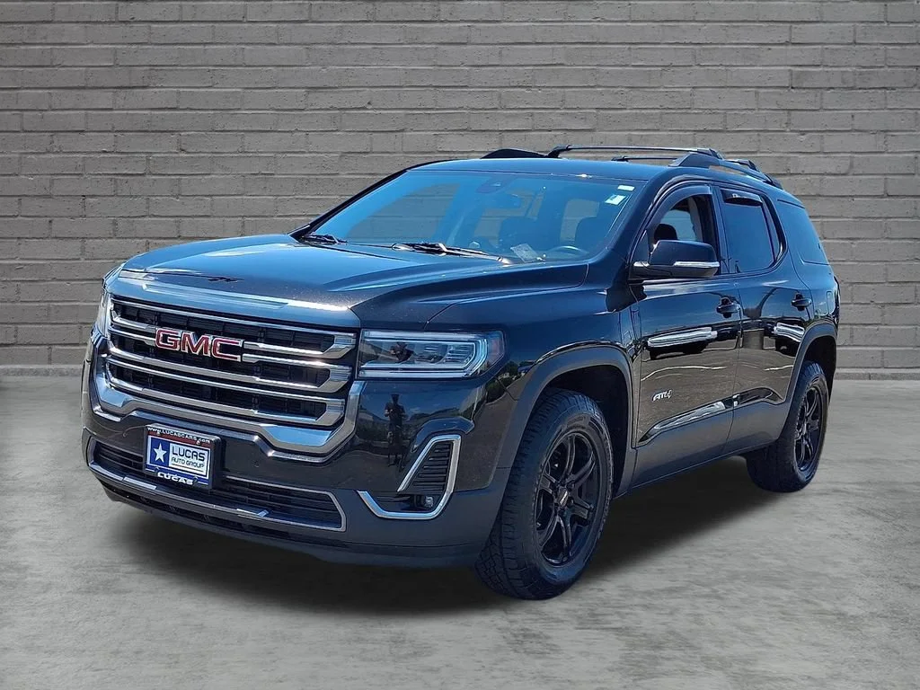 Used 2021 EBONY TWILIGHT METALLIC GMC AT4 image 5