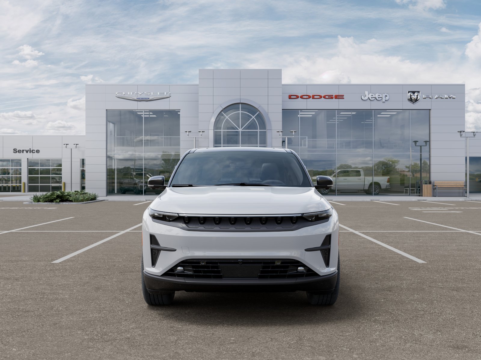 New 2025 Bright White Clear-Coat Exterior Paint Jeep Limited image 34