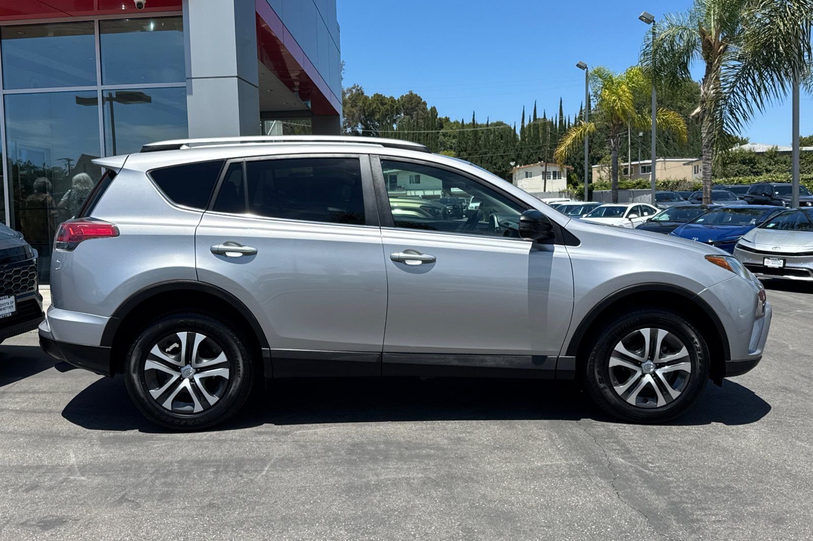 Certified Used 2017 Silver Toyota LE image 4