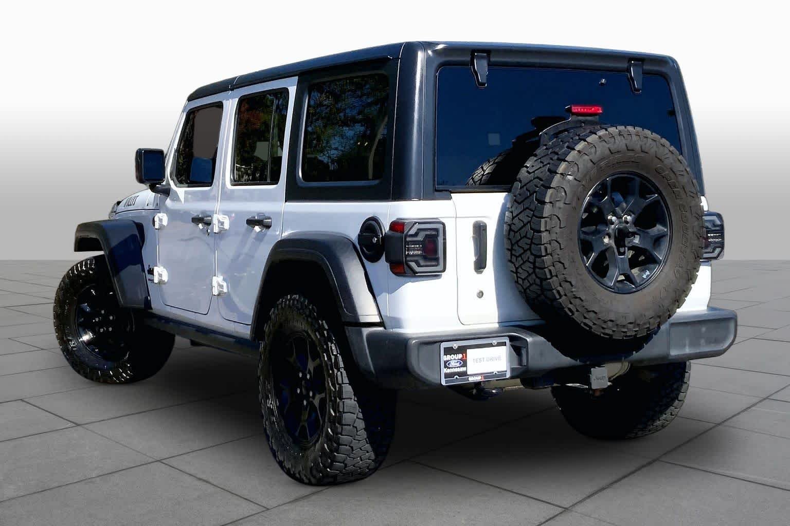 Used 2020 Bright White Clearcoat Jeep Willys Sport image 12