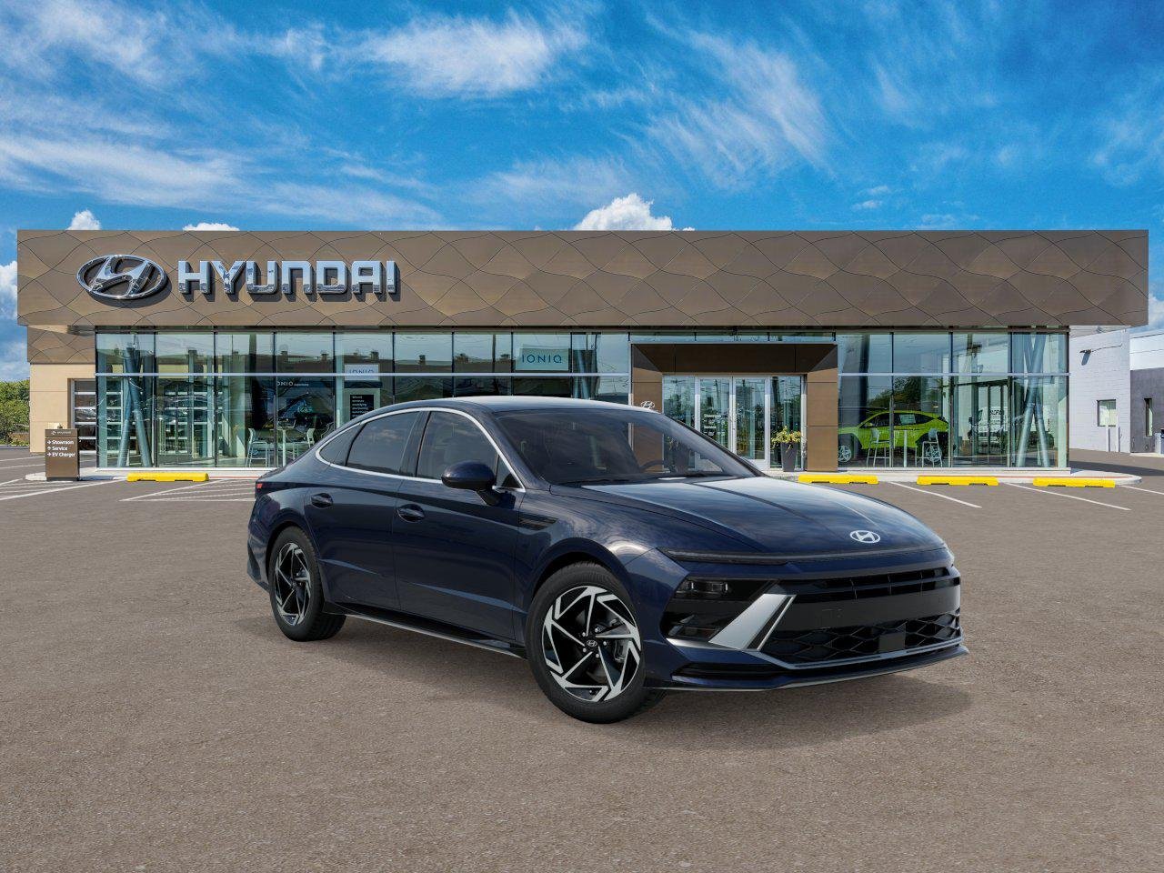 New 2026 Carbon Blue Hyundai SEL Sport image 2
