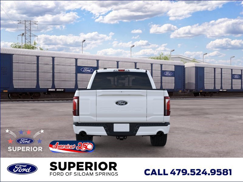 New 2026 Star White Metallic Tri-Coat Ford LARIAT image 5