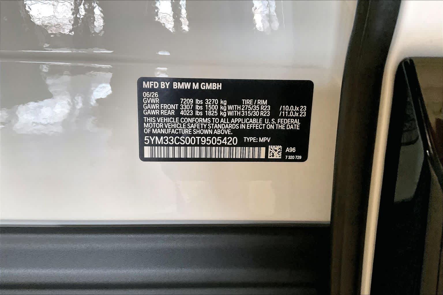 New 2026 Mineral White Metallic BMW Label image 18
