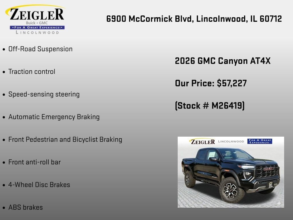 New 2026 Onyx Black GMC AT4X image 24