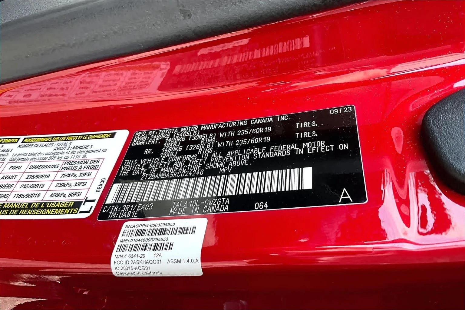 Certified Used 2024 Matador Red Mica Lexus  image 35