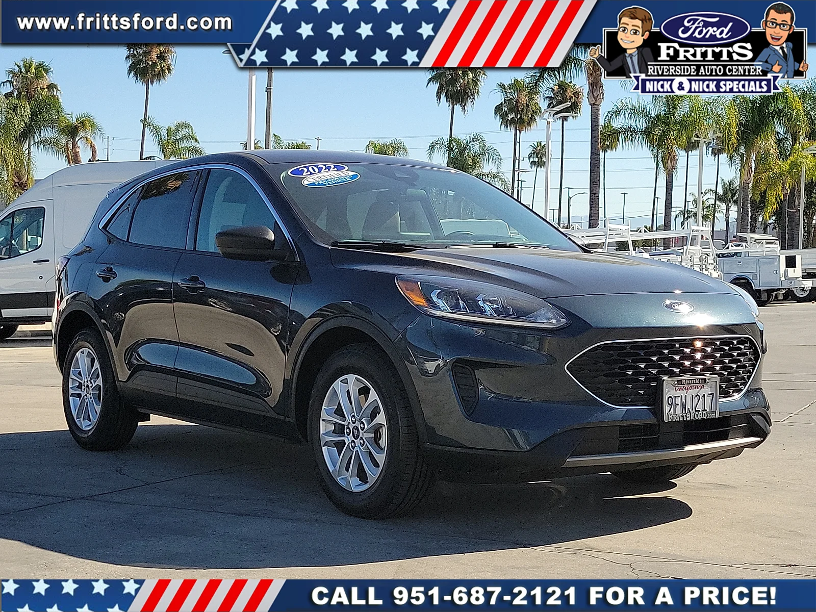 Certified Used 2022 Blue Metallic Ford SE image 20