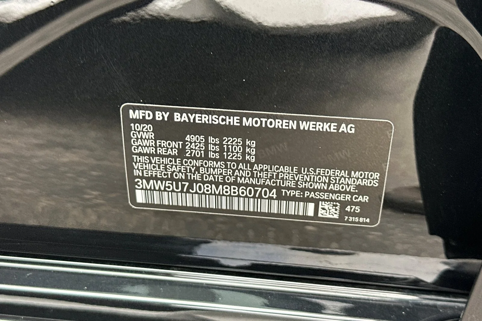Used 2021 Black Sapphire Metallic BMW M340i image 27
