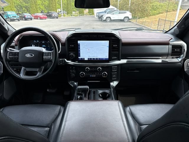 Used 2021 Agate Black Metallic Ford Lariat image 8