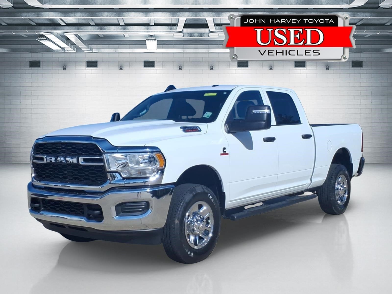 Used 2024 Bright White Clear Coat Ram Tradesman image 1