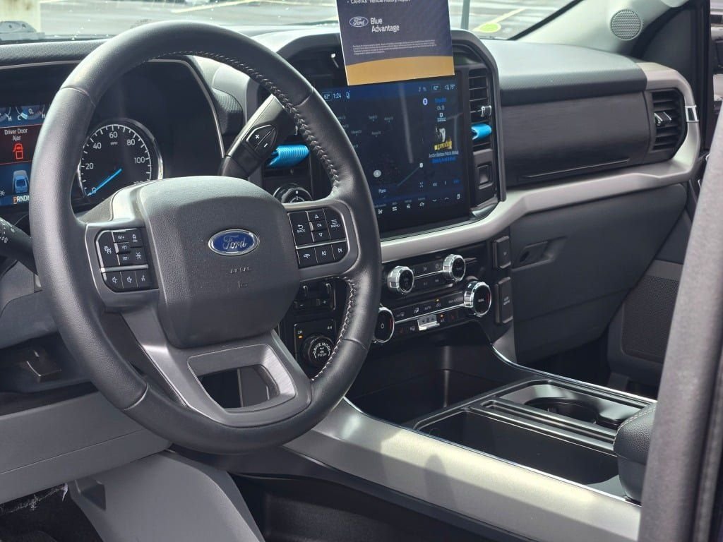 Certified Used 2022 Antimatter Blue Metallic Ford XLT image 27