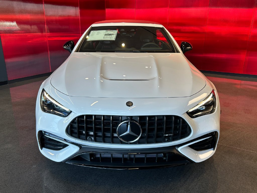 New 2027 MANUFAKTUR Moonlight White Metallic Mercedes-Benz AMG® CLE 53 4MATIC+ Cabriolet image 3