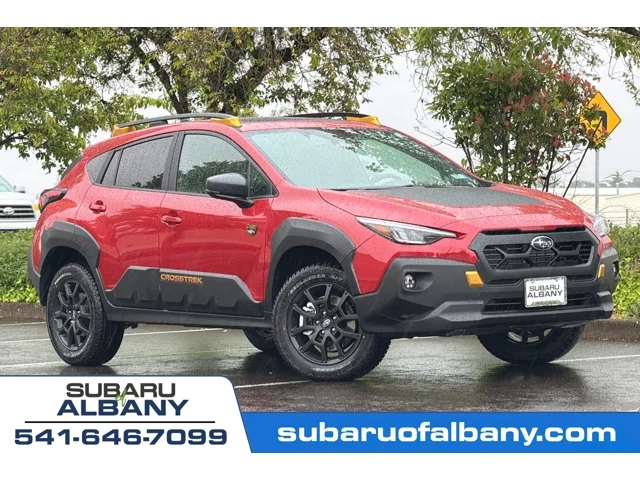 New 2026 LITHIUM RED PEARL Subaru Wilderness image 1