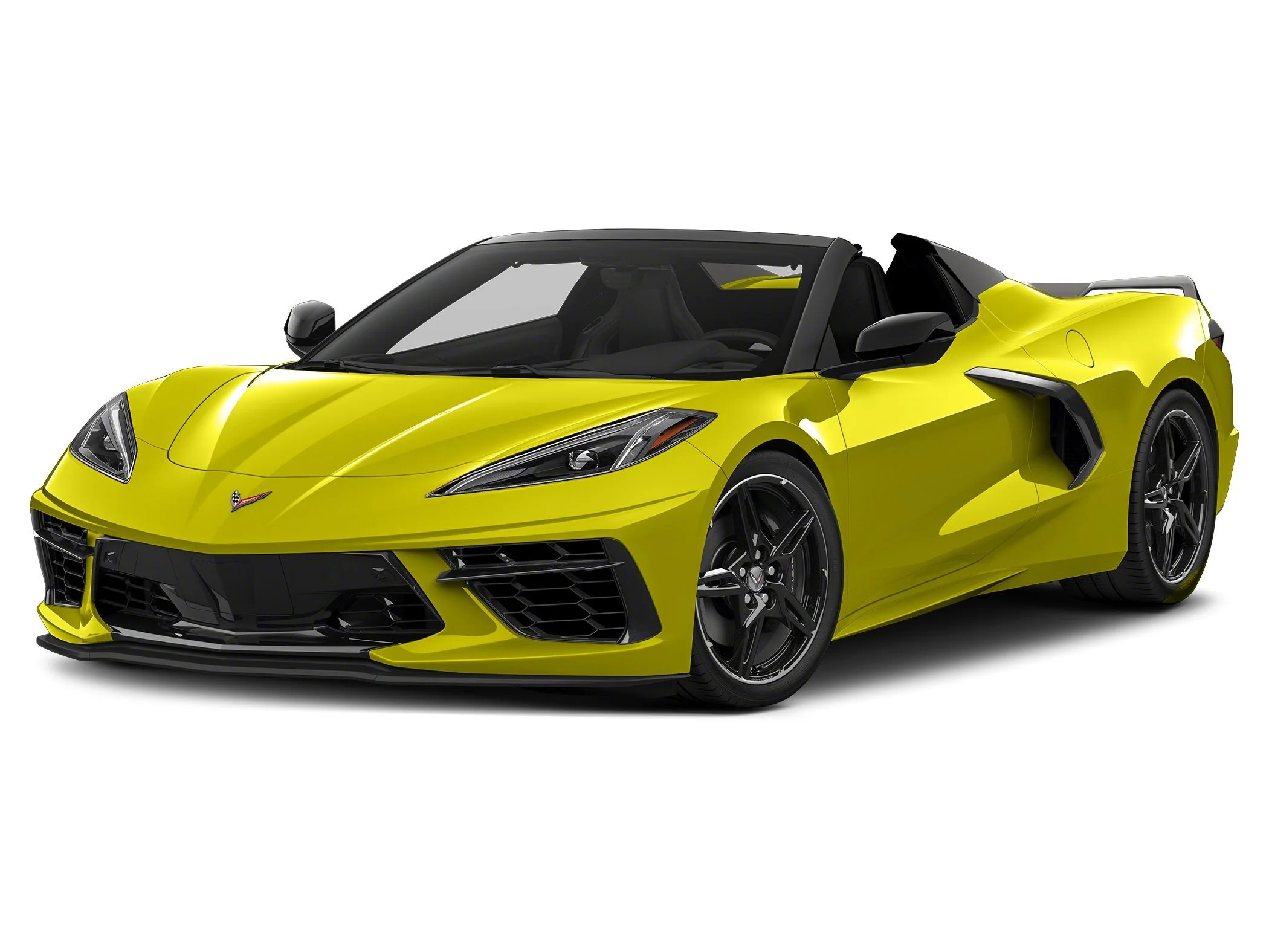 Used 2020 Accelerate Yellow Metallic Chevrolet Stingray image 1