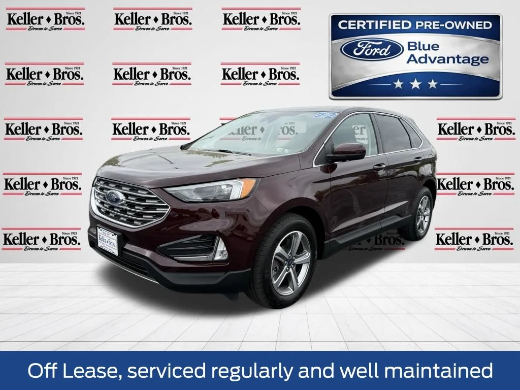 Certified Used 2022 Red Ford SEL image 3