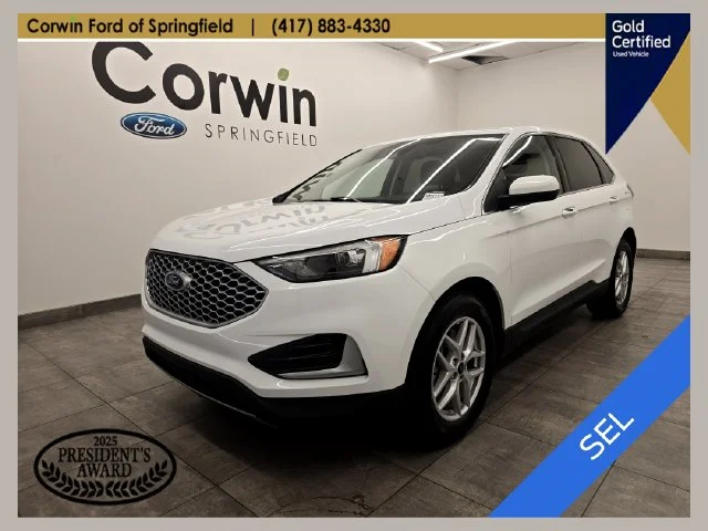 Certified Used 2024 Oxford White Ford SEL image 1