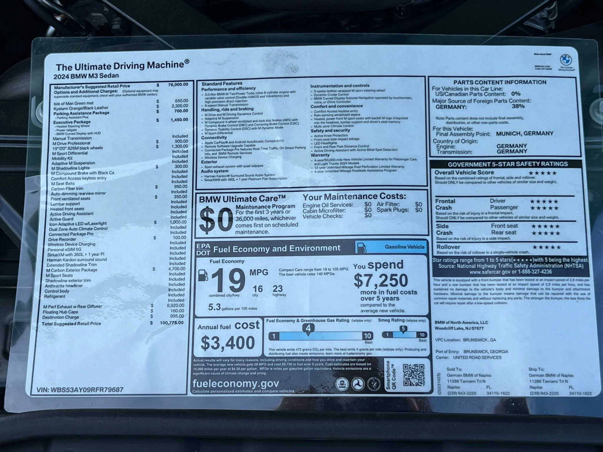 Used 2024 Green BMW Base image 46