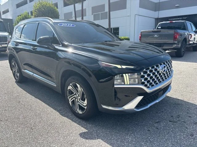 Used 2022 Twilight Black Hyundai SEL image 1