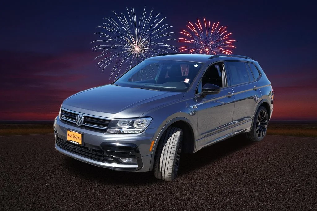 Used 2021 Platinum Gray Metallic Volkswagen 2.0T SE R-Line Black image 11