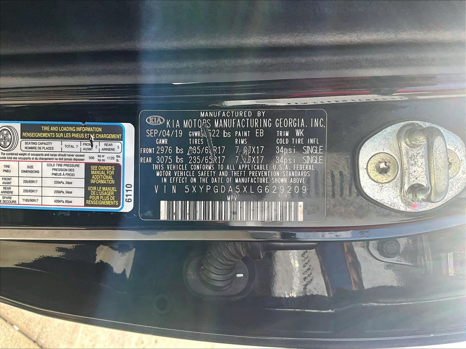 Used 2020 Black Kia LX image 34
