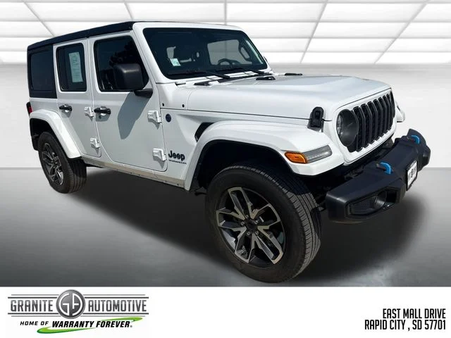Used 2024 White Jeep Sport S 4xe image 7