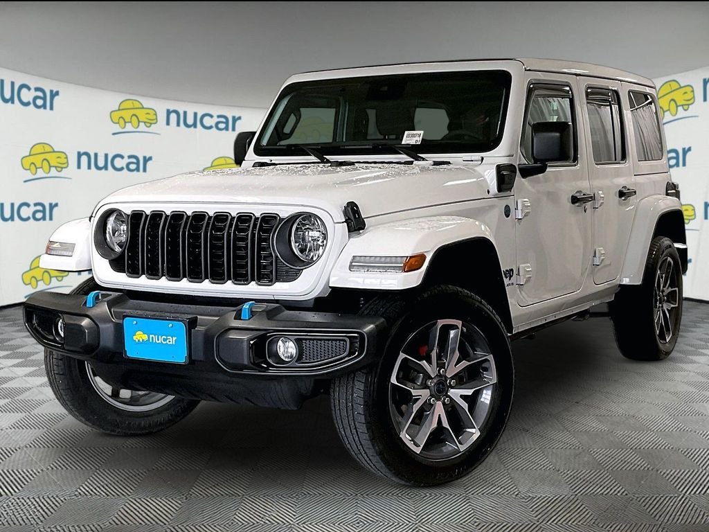 Used 2024 White Jeep Sport S 4xe image 3
