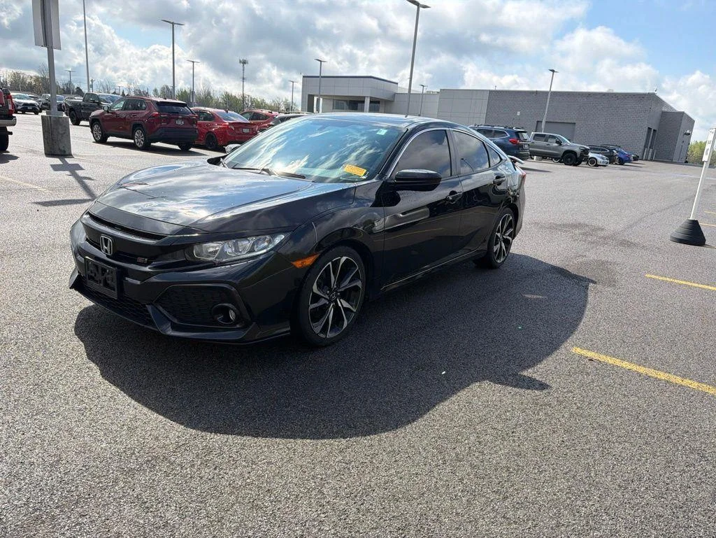 Used 2019 Crystal Black Pearl Honda Si image 2