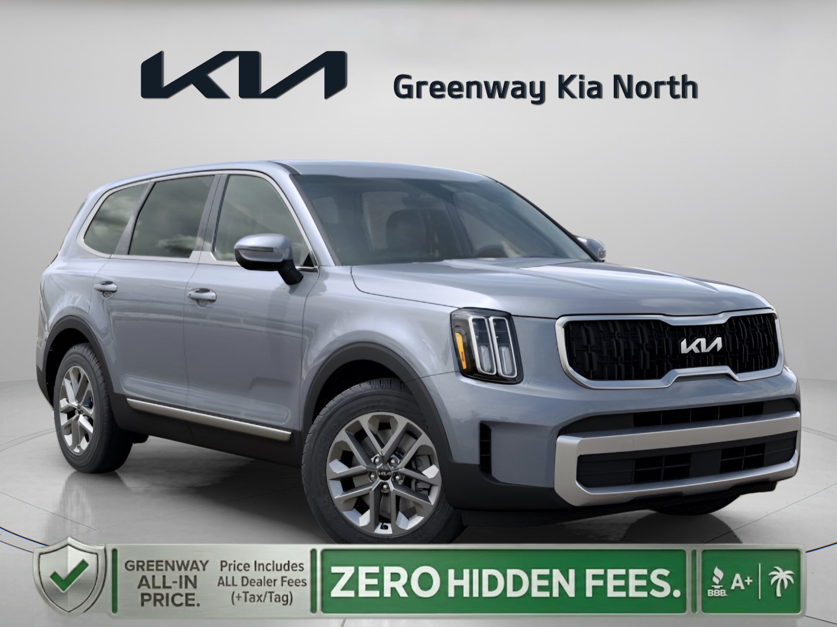 New 2025 Everlasting Silver Kia LX image 1