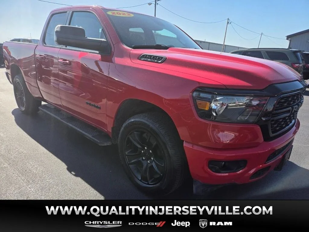 Used 2022 Flame Red Clearcoat Ram Big Horn image 1